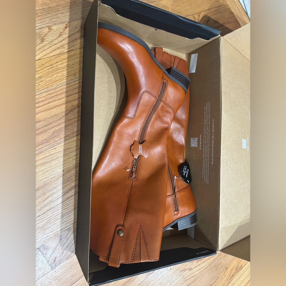 Brown Leather Riding Boots - Picture 5 of 7
